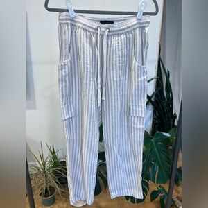 Women’s SANCTUARY x Anthropology Striped Linen Pants
